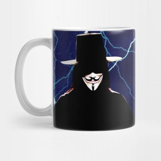 Anonymous Hacker V for Vendetta Guy Fawkes by seruniartworks